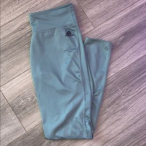 Olive green adidas leggings
